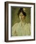 Young Woman in Pink, 1905-William Merritt Chase-Framed Giclee Print