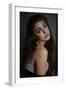 Young Woman in Silk-Vania Stoyanova-Framed Photographic Print