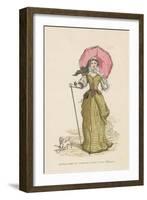 Young Woman in Summer Dress, 17th Century-null-Framed Giclee Print