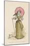 Young Woman in Summer Dress, 17th Century-null-Mounted Giclee Print