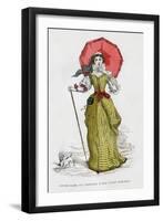 Young Woman in Summer Fashion, 17th Century (1882-188)-null-Framed Giclee Print