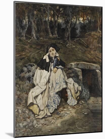 Young Woman in the Costume of the Sixteenth Century-James Tissot-Mounted Giclee Print