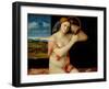 Young Woman in the Mirror, 1515 (Painting)-Giovanni Bellini-Framed Giclee Print