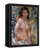 Young Woman in the Sun-Pierre-Auguste Renoir-Framed Stretched Canvas