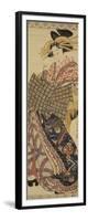 Young Woman in Traditional Highly Decorative Japanese Costume-Katsukawa Shunsen-Framed Giclee Print