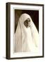 Young Woman in White-null-Framed Art Print