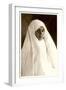 Young Woman in White-null-Framed Art Print