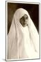 Young Woman in White-null-Mounted Art Print