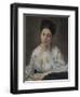 Young Woman (Jeune Femme) 1871 (Oil on Canvas)-Berthe Morisot-Framed Giclee Print