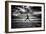 Young Woman Jumping on Beach-Rory Garforth-Framed Photographic Print