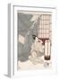Young Woman Kneeling by Her Mosquito Net, 1766-Suzuki Harunobu-Framed Giclee Print