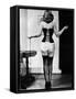 Young Woman Lacing Her Corset-Bettmann-Framed Stretched Canvas