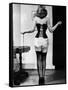 Young Woman Lacing Her Corset-Bettmann-Framed Stretched Canvas