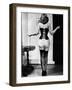 Young Woman Lacing Her Corset-Bettmann-Framed Photographic Print