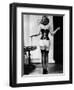 Young Woman Lacing Her Corset-Bettmann-Framed Photographic Print