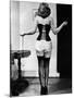 Young Woman Lacing Her Corset-Bettmann-Mounted Photographic Print