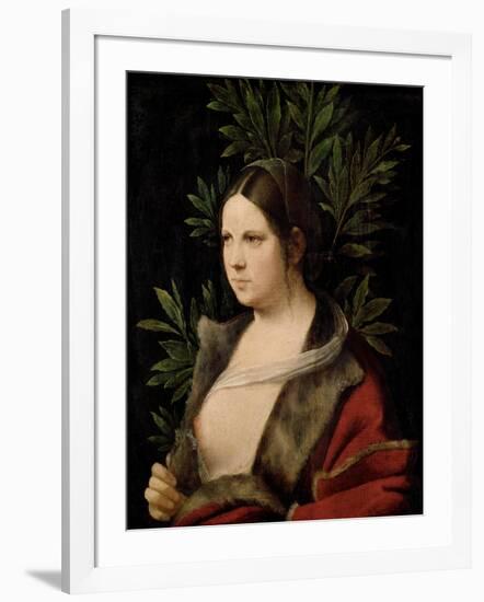 Young Woman (Laura)-Giorgione-Framed Giclee Print