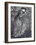 Young Woman Leaning Against a Wall-Edward Burne-Jones-Framed Giclee Print