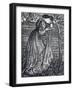 Young Woman Leaning Against a Wall-Edward Burne-Jones-Framed Giclee Print