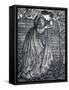 Young Woman Leaning Against a Wall-Edward Burne-Jones-Framed Stretched Canvas