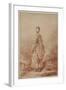 Young Woman Looking Back-Jean-Honoré Fragonard-Framed Giclee Print