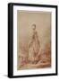 Young Woman Looking Back-Jean-Honoré Fragonard-Framed Giclee Print