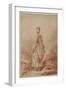 Young Woman Looking Back-Jean-Honoré Fragonard-Framed Giclee Print