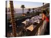 Young Woman Looking Over Camps Bay, Cape Town, South Africa, Africa-Yadid Levy-Stretched Canvas