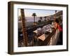 Young Woman Looking Over Camps Bay, Cape Town, South Africa, Africa-Yadid Levy-Framed Photographic Print