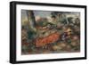 Young Woman Lying in the Grass, 1890-95-Pierre-Auguste Renoir-Framed Giclee Print