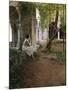 Young Woman Meditating in a Cloister, 1923 (Painting)-Ramon Casas i Carbo-Mounted Giclee Print