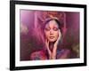 Young Woman Muse with Creative Body Art and Hairdo-NejroN Photo-Framed Art Print