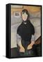 Young Woman of the People-Amedeo Modigliani-Framed Stretched Canvas