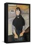 Young Woman of the People-Amedeo Modigliani-Framed Stretched Canvas