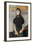 Young Woman of the People-Amedeo Modigliani-Framed Giclee Print