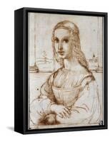 Young Woman on a Balcony (Florentine Noblewoman), by Raphael-null-Framed Stretched Canvas