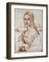 Young Woman on a Balcony (Florentine Noblewoman), by Raphael-null-Framed Photographic Print