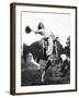 Young Woman on Phony Pony, Ca. 1940-null-Framed Premium Photographic Print