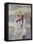 Young Woman on the Banks of the Greve, Jeune Femme au Bord de La Greve, 1901-Theo van Rysselberghe-Framed Stretched Canvas