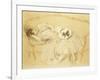 Young Woman on the Sofa; Jeune Femme Au Divan-Paul Cesar Helleu-Framed Giclee Print