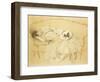 Young Woman on the Sofa; Jeune Femme Au Divan-Paul Cesar Helleu-Framed Giclee Print