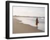 Young Woman on Tofo Beach Near Inhambane in Southern Mozambique-Julian Love-Framed Photographic Print
