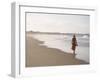 Young Woman on Tofo Beach Near Inhambane in Southern Mozambique-Julian Love-Framed Photographic Print