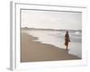 Young Woman on Tofo Beach Near Inhambane in Southern Mozambique-Julian Love-Framed Photographic Print