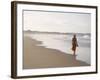 Young Woman on Tofo Beach Near Inhambane in Southern Mozambique-Julian Love-Framed Photographic Print