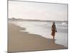 Young Woman on Tofo Beach Near Inhambane in Southern Mozambique-Julian Love-Mounted Photographic Print