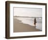 Young Woman on Tofo Beach Near Inhambane in Southern Mozambique-Julian Love-Framed Photographic Print