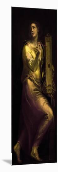Young Woman, Organ Door from Parma Cathedral-null-Mounted Giclee Print