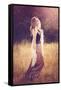 Young Woman Outdoors Wearing a Shawl-Sabine Rosch-Framed Stretched Canvas