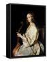 Young Woman Playing a Viola Da Gamba-Sir Anthony Van Dyck-Framed Stretched Canvas